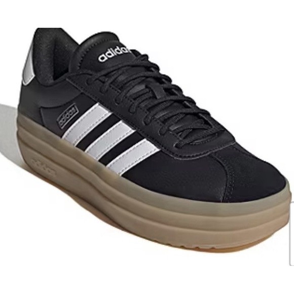 adidas Shoes - adidas VL Court Bold Women's Sneakers Black/White, Size 8.5 # 358